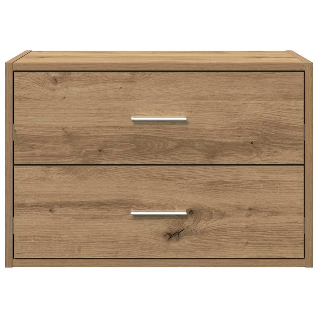 Cabinet with 2 Drawers Artisan Oak 60x31x40 cm Engineered Wood